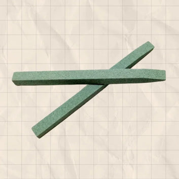 2Pcs Stone Nail File Buffer Sanding Block V-shaped Nail Grinding Blocks Grind Sand Nail Art Pedicure Manicure Beauty Tool